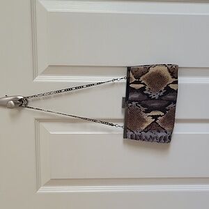 Snakeskin pattern evening or day purse